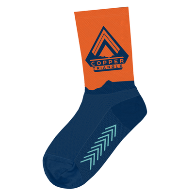 Copper Triangle Tall Socks