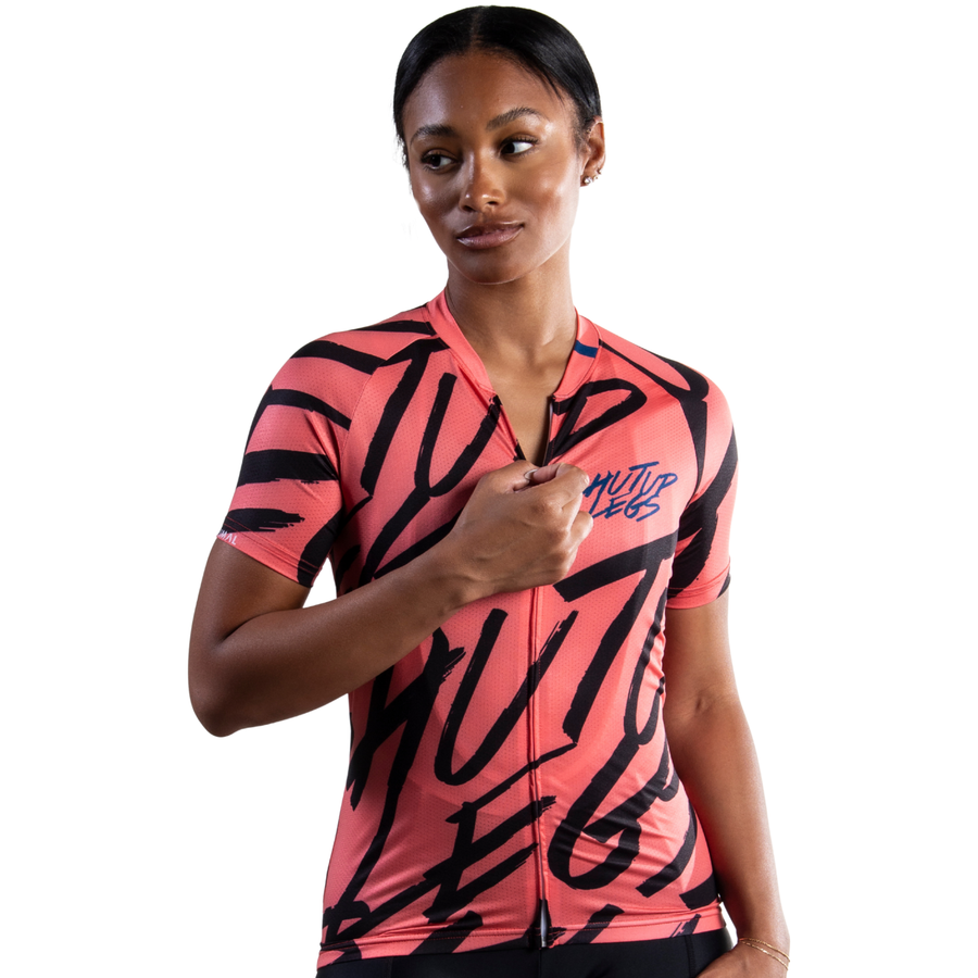 Shut Up Legs Overprint Coral Women's Jersey