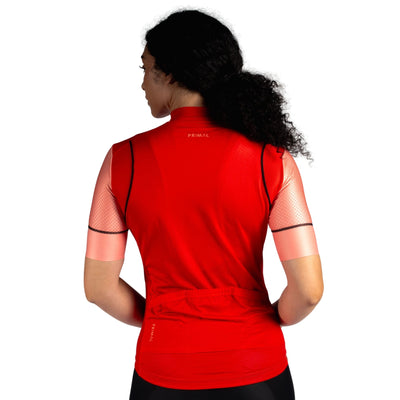 Solid Red Women's Helix 2.0 Jersey