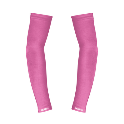 Highlighter Pink Thermal Arm Warmers