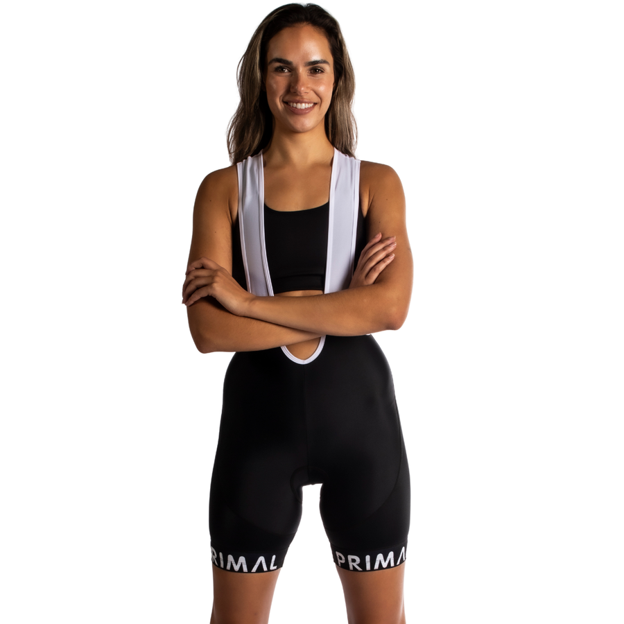 Lunix Women's White Evo Corsa Bib