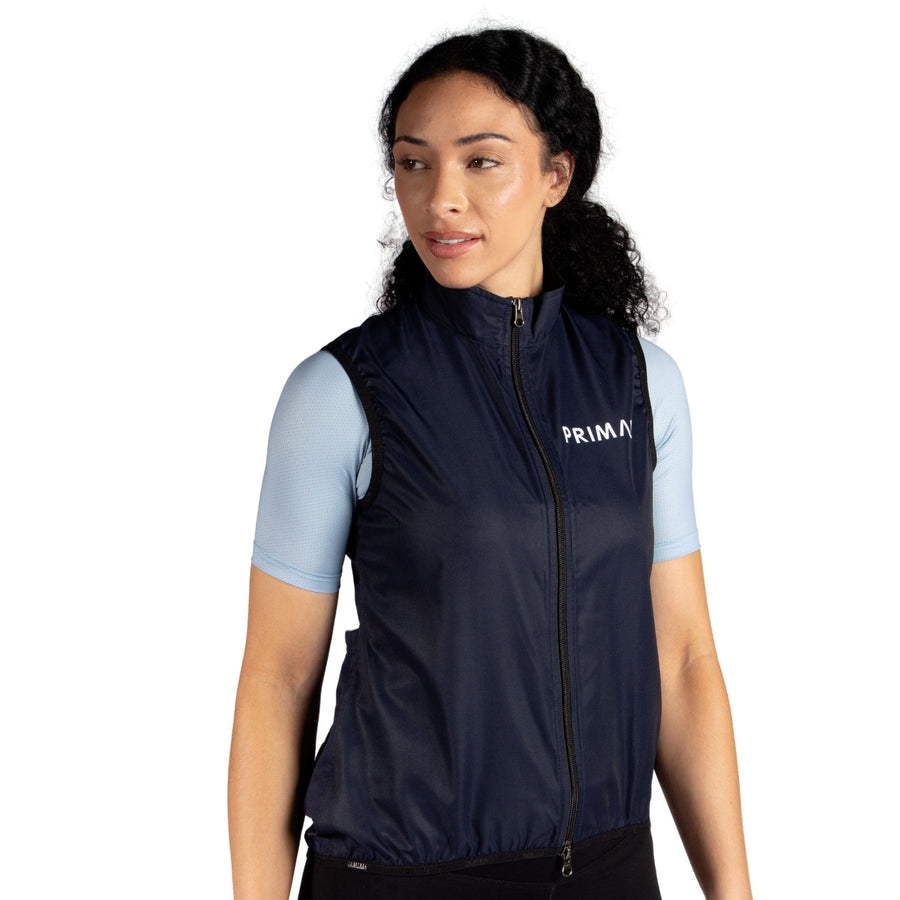 Lunix Women's Navy Sport Cut Wind Vest