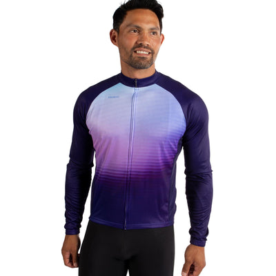 Hazy Purple Men's L/S Sport Cut Jersey