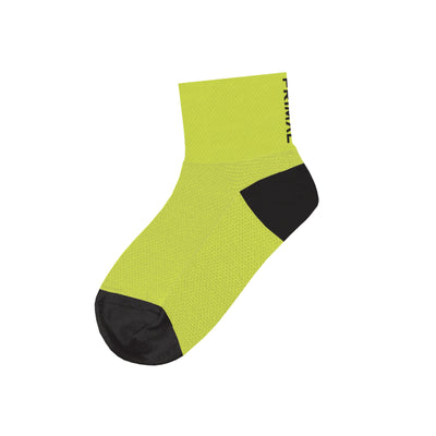 Primal Logo Neon Yellow Mid Cuff Sock