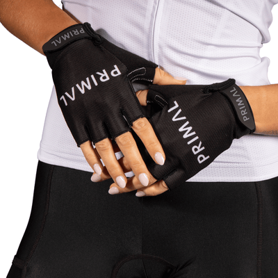 Black Primal Short Finger Gloves