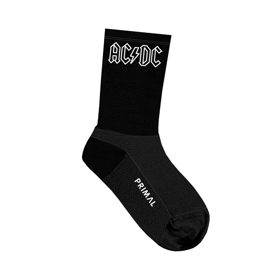 AC/DC Black Tall Socks