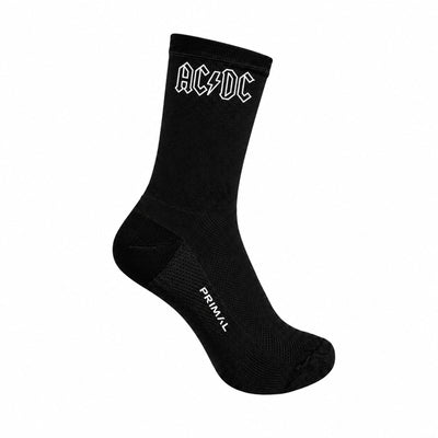 AC/DC Black Tall Socks