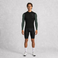 Alitios Men's Black/Moss Long Sleeve Vertos Jersey