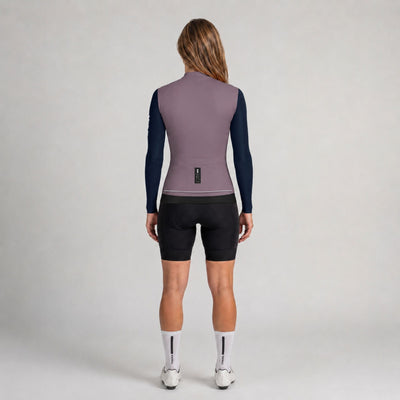 Alitios Women's Pink/Navy Long Sleeve Vertos Jersey