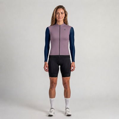Alitios Women's Pink/Navy Long Sleeve Vertos Jersey
