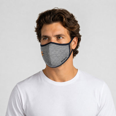 Bike MS Graue Gesichtsmaske 2.0 Filter + Rahmen-Set