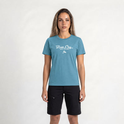 Blue Sky Hill Climb 2026 Damen Kurzarm-T-Shirt (VORBESTELLUNG)