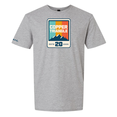 Copper Triangle 2026 20th Edition Gray Unisex T-Shirt
