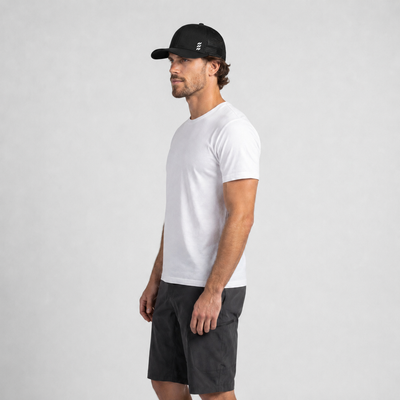 Alitios Black Embroidered Trucker Hat
