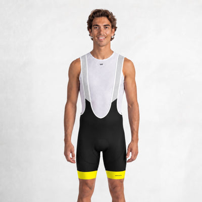 Ebony Slate Neon Yellow Men's Evo 2.0 Bib