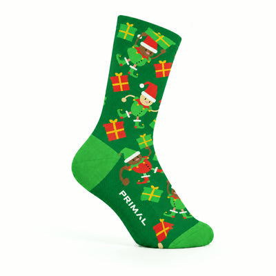 Holiday Elf Green Socks