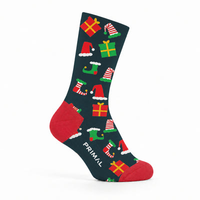 Holiday Elf Red Socks