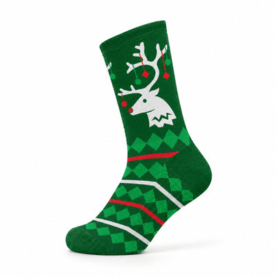 Holiday Reindeer Socks