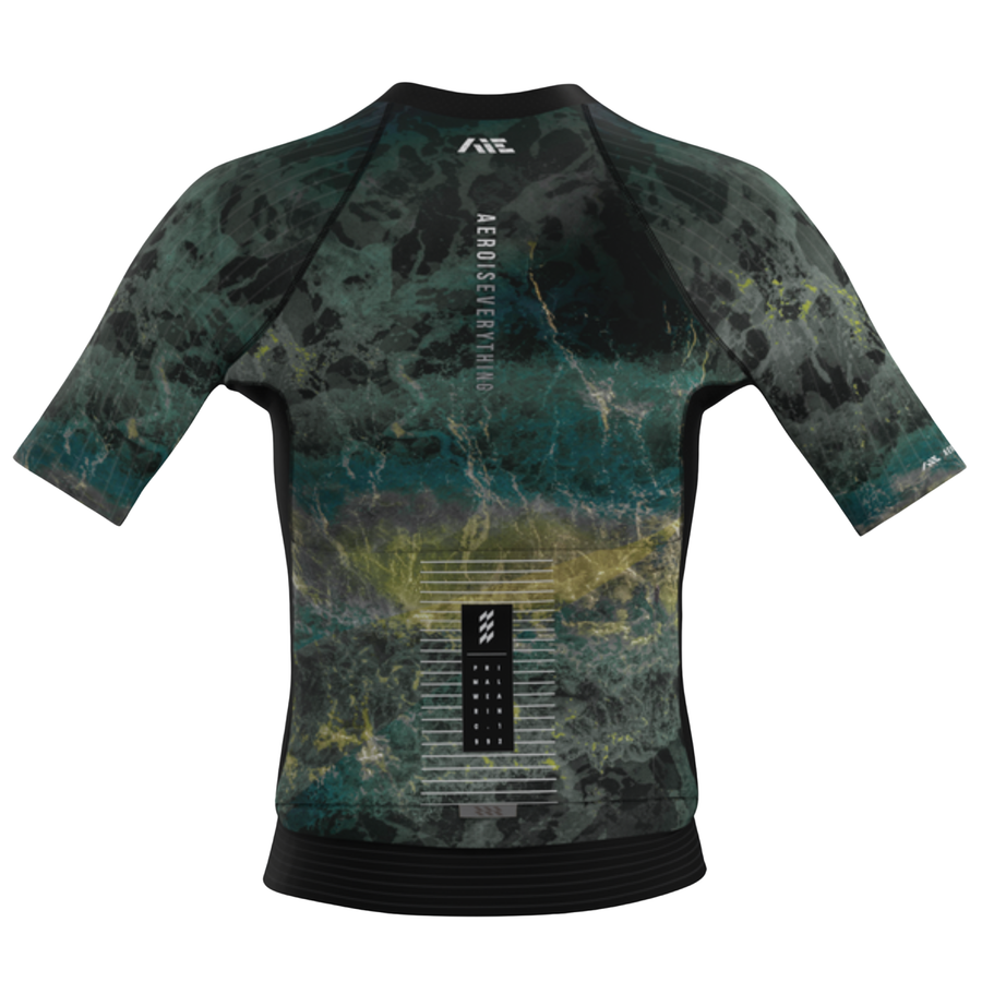  Women's Jersey サイクルジャージ Agave Green Green Wave Etheros AIE Women's Jersey