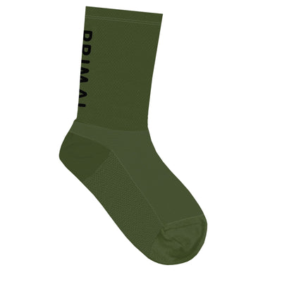 Primal Logo 2.0 Army Green Tall Socks