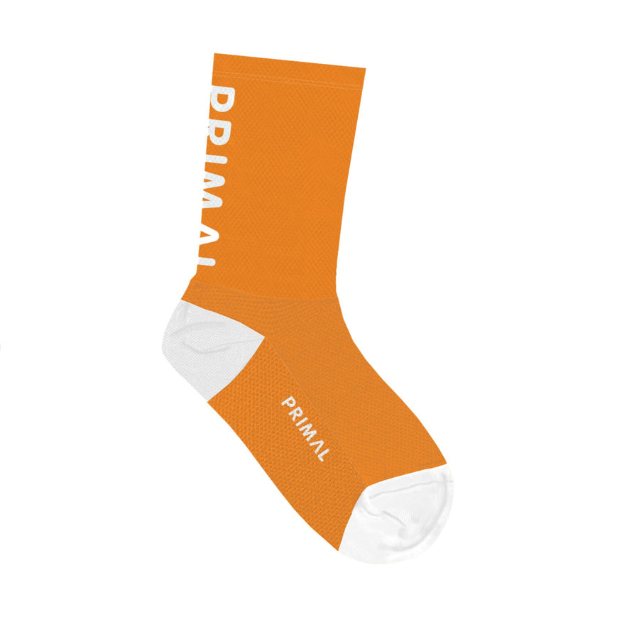 Primal Logo Neon Orange Tall Socks