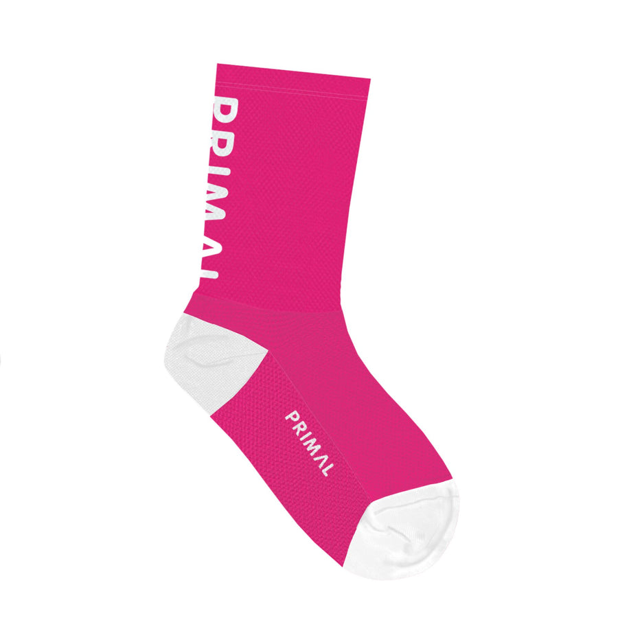 Primal Logo Neon Pink Tall Socks