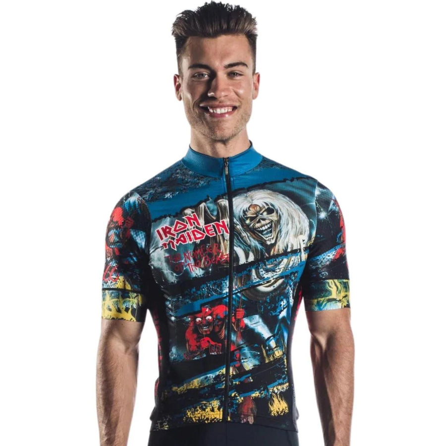 Iron Maiden T-Shirt Ufficiale "Number Of The Beast" 40th Anniversary - Uomo, Cotone, Nero