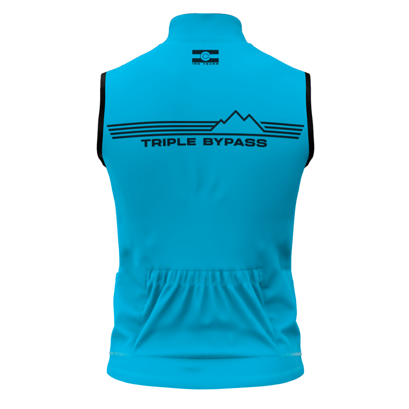 Triple Bypass 2026 Men's Race Cut Wind Vest (Pre-order)