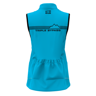 Triple Bypass 2026 Women's Race Cut Wind Vest (Pre-order)