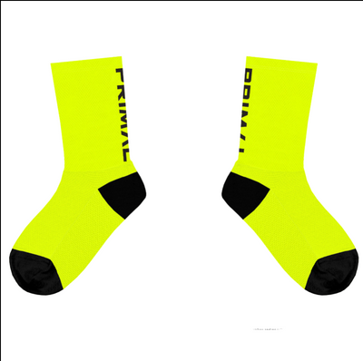 Neon Yellow Tall Socks