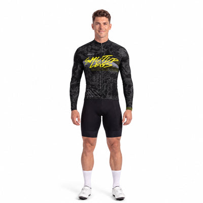 Shut Up Legs Cipher Black Men's Long Sleeve Omni Ultimate Jersey