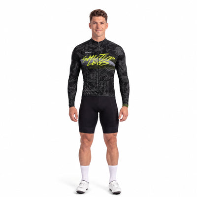 Shut Up Legs Cipher Black Men's Long Sleeve Omni Ultimate Jersey