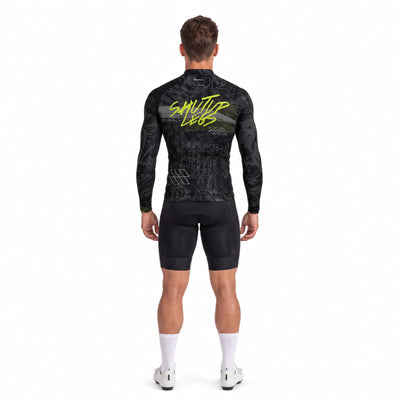 Shut Up Legs Cipher Black Men's Long Sleeve Omni Ultimate Jersey