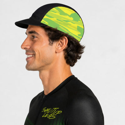 Shut Up Legs Neon Camo Cycling Cap