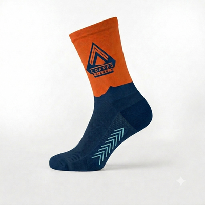 Copper Triangle Tall Socks