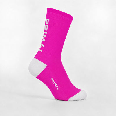 Primal Logo Neon Pink Tall Socks