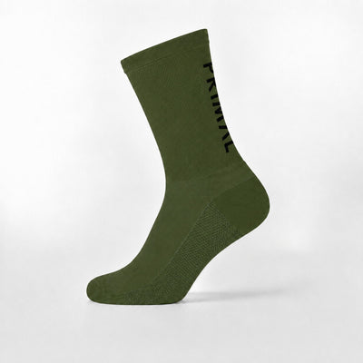 Primal Logo Army Green Tall Socks