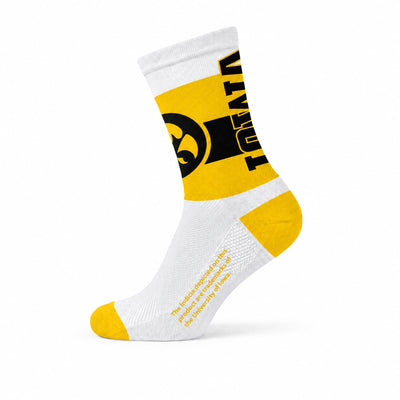 University of Iowa Tri-Colored Tall Socks