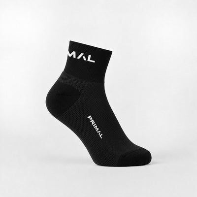 Black Primal Mid Cuff Socks