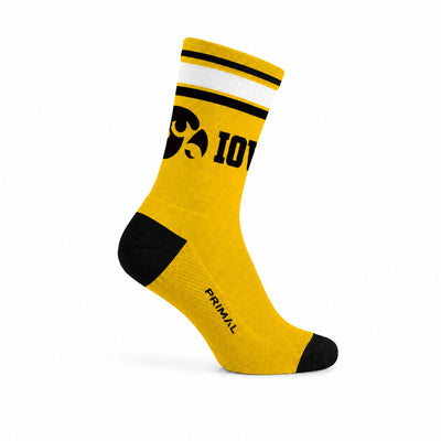 Hawkeyes Yellow Tall Socks