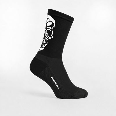 Skull Tall Cuff Socks