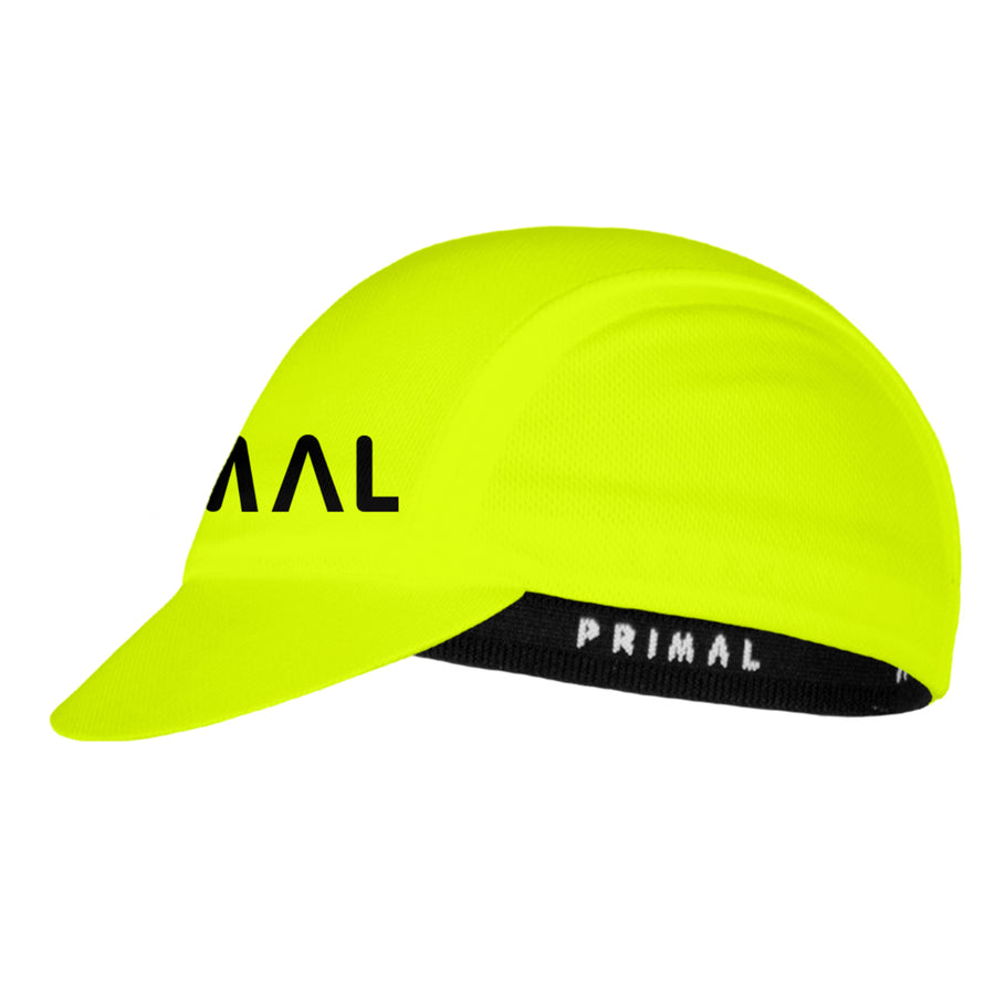 Go Ride a Bike Hi-Viz Yellow Cycling Cap