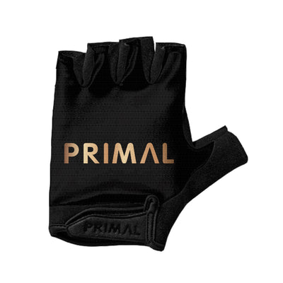 Gold Primal Logo Short Finger Gloves