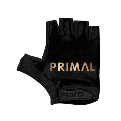 Gold Primal Logo Short Finger Gloves