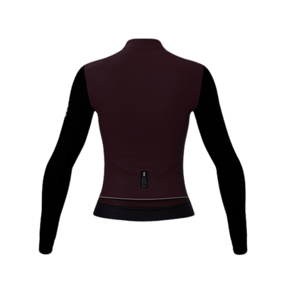 Alitios Women's Burgundy/Black Long Sleeve Vertos Jersey