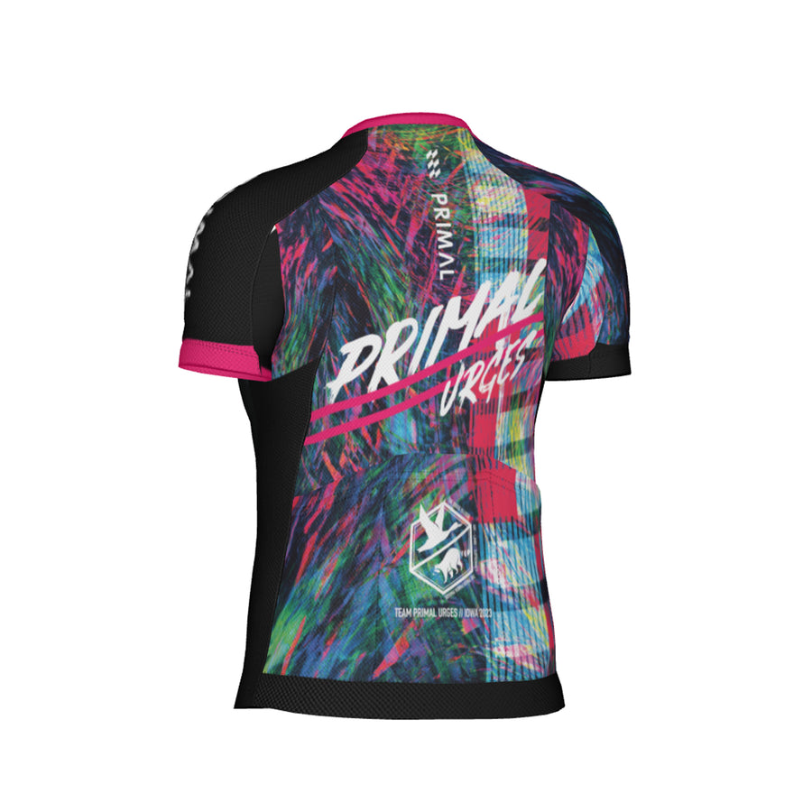 RAGBRAI XXXV Primal Cycling Jersey 3/4 Zip - DES MOINES IOWA REGISTER RAGBRAI XXXV Primal Cycling Jersey 3/4 Zip - DES MOINES IOWA REGISTER