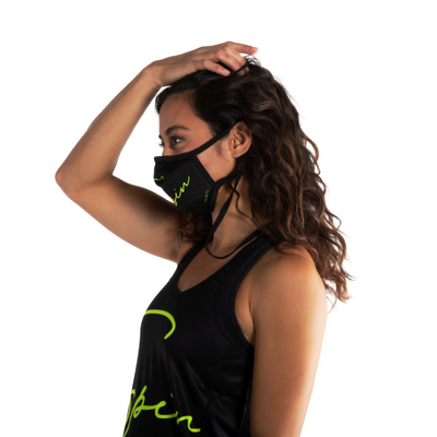 Surge Neon Green Face Mask 2.0 Filter + Frame Bundle w/ Neck Strap