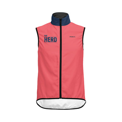 The Herd Men's Navy/Coral Wind Vest