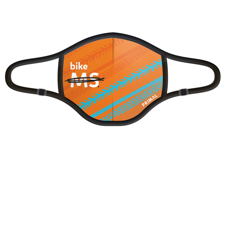 Bike MS Orange Face Mask 2.0 Filter + Frame Bundle