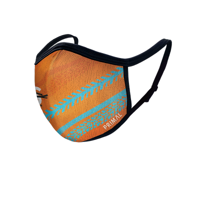 Bike MS Orange Face Mask 2.0 Filter + Frame Bundle